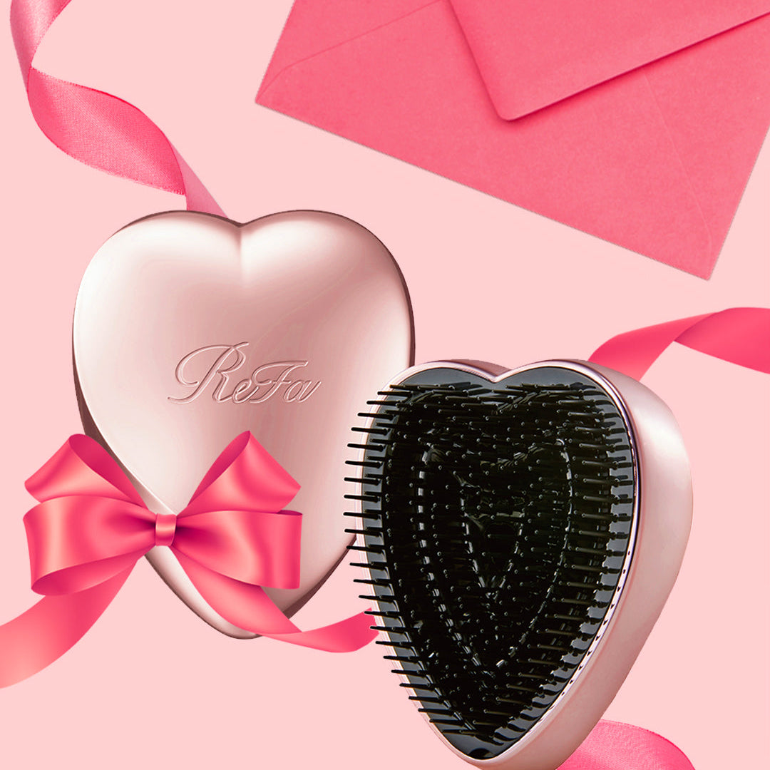 Say Happy Valentine's Day with ReFa HEART BRUSH