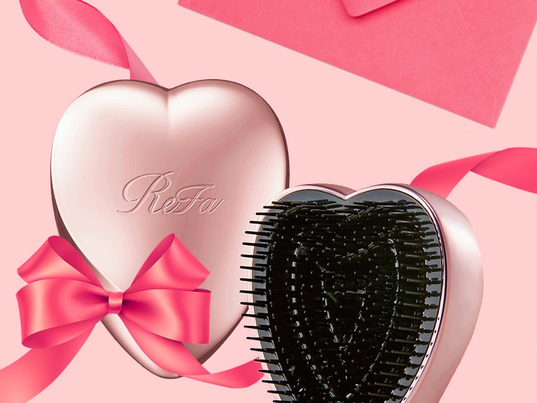 Say Happy Valentine's Day with ReFa HEART BRUSH