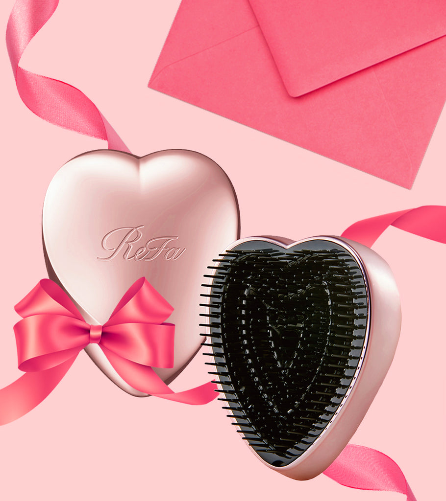 Say Happy Valentine's Day with ReFa HEART BRUSH