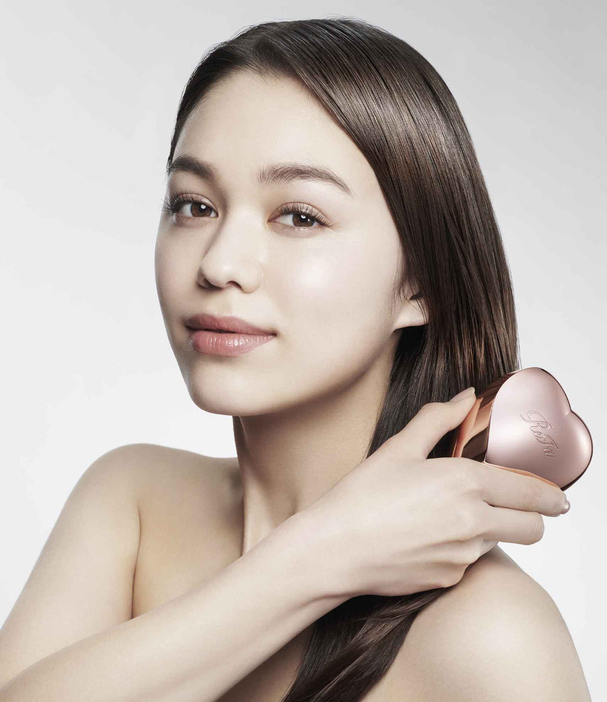 ReFa HEART BRUSH (ROSE GOLD)